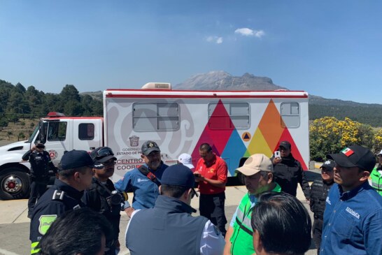 Fortalecen medidas preventivas ante actividad del Popocatépetl