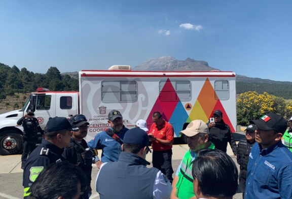 Fortalecen medidas preventivas ante actividad del Popocatépetl