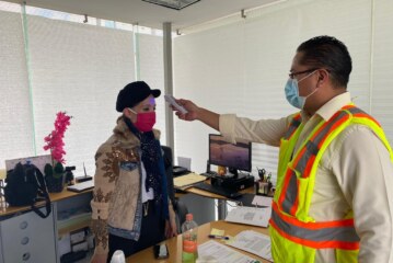 A tres meses de iniciada la pandemia la secretaria de salud y el aeropuerto de Toluca implementan medidas para prevenir el covid-19