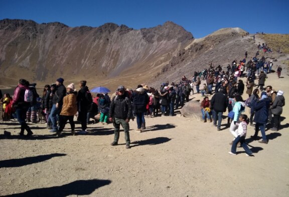 Registra SSEM más de 30 mil visitas durante el fin de semana en el nevado de toluca