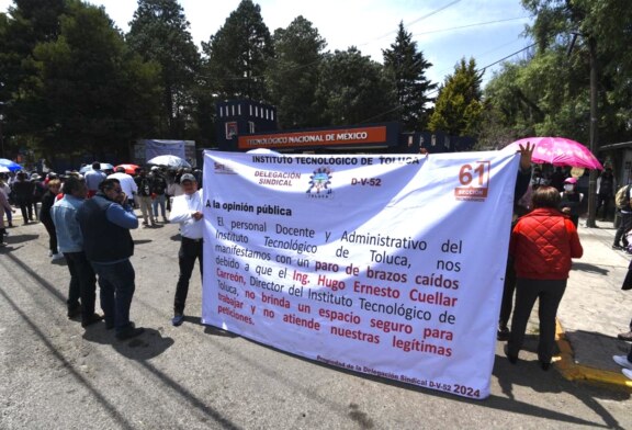 Se cierra diálogo con estudiantes del Tecnológico de Toluca, y se suspenden actividades.