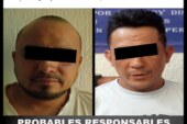 Captura SSEM a dos personas probablemente relacionadas con robo y narcomenudeo