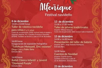 Extraordinario Festival Navidad de Alfeñique prepara Toluca  