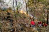 Controlan incendio forestal en Valle de Bravo