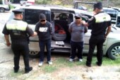 Tras denuncia anónima policía estatal detiene  a dos sujetos con una ametralladora