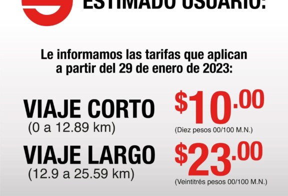 !Que no te sorprenda¡. Este domingo aumenta la tarifa en el Tren Suburbano en el Valle de México