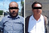 Secretaría de seguridad y policía municipal detienen a dos posibles implicados en el delito de extorsión