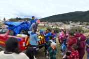 Bomberos de Águilas Anáhuac regalan sonrisas en Buenavista en el Día de Reyes