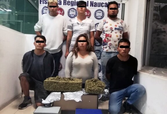 Asegura FGJEM siete kilogramos de marihuana durante cateo en Naucalpan
