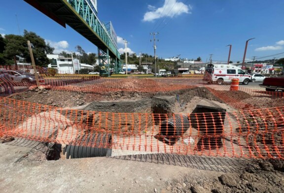 Avanza la ampliación del sistema de drenaje pluvial en Atlacomulco, una obra esperada por 19 años