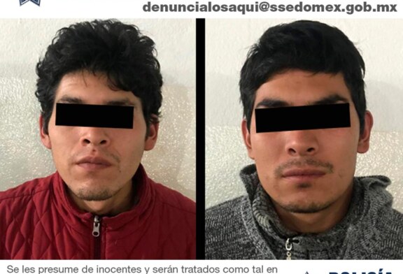 Capturan a dos personas probablemente relacionados en el homicidio de tres sujetos.