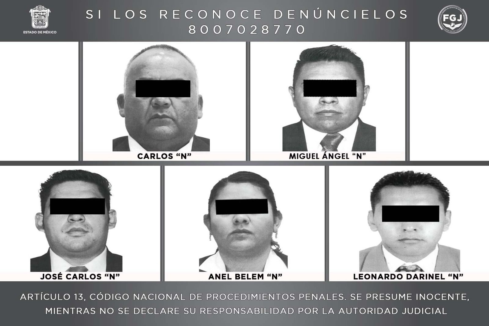 Detienen a 4 Policías de Investigación por secuestro en Chalco; dos más siguen prófugos