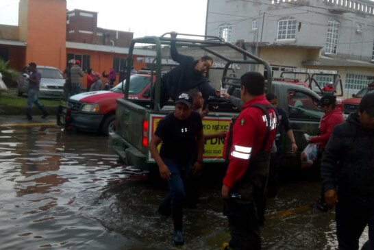 Apoya Toluca en labores de limpieza en el municipio de San Mateo Atenco