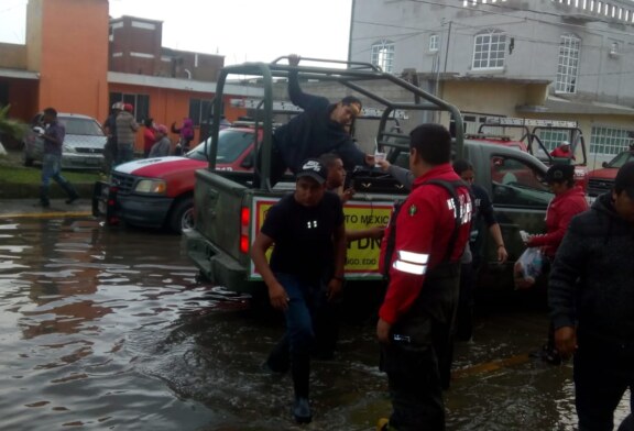 Apoya Toluca en labores de limpieza en el municipio de San Mateo Atenco