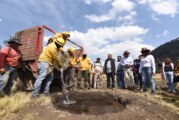 Comuneros de Ocoyoacac inician con la recarga de mantos acuíferos.