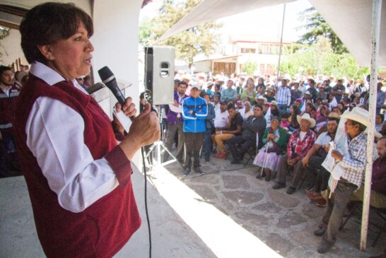 El cambio se logrará votando: Delfina Gómez 