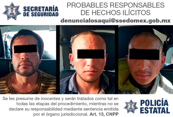 Localizan un vehículo con reporte de robo y detienen a cuatro personas a bordo, una de ellas menor de edad