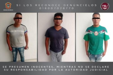 Vinculan a proceso a tres sujetos investigados por el asalto a los comensales de un establecimiento de comida rápida en Acolman