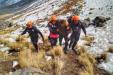 Rescatan a visitante del Nevado de Toluca.