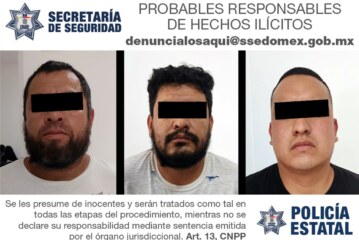 Recupera secretaría de seguridad camioneta robada y detiene a tres posibles implicados del delito de encubrimiento por receptación