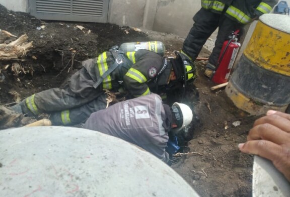 Atienden Bomberos de Toluca fuga de gas en la colonia Ferrocarriles Nacionales