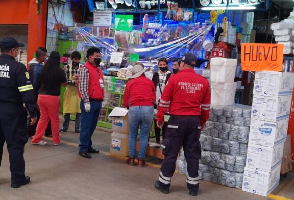 Realiza Toluca operativo en la Central de Abastos, lleva a cabo el cierre de Negocios no Esenciales