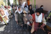 Celebran en Metepec Domingo de Ramos