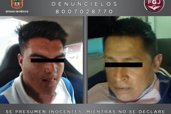 Inician proceso legal contra dos sujetos por un robo a cuentahabiente en Texcoco
