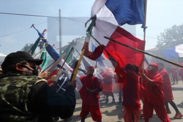 En Calimaya recrean batalla del 5 de Mayo