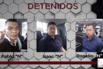 Detienen a tres presuntos responsables de robo a cuentahabiente