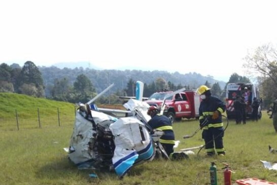 Aeronave se desploma en Valle de Bravo, muere una persona