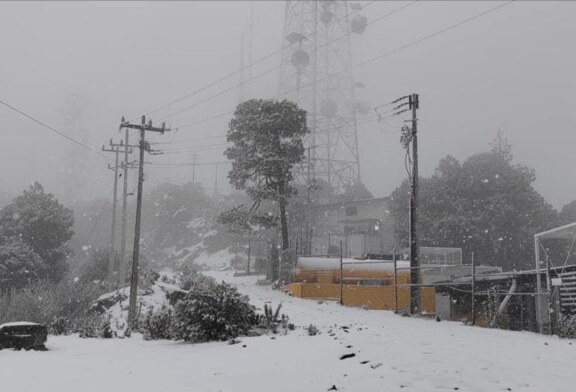 Nuevo Frente Frío llega al centro del país, fuertes vientos, lluvias y nieve en el Edomex