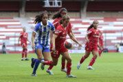 Las Diablas consiguieron la igualada de último minuto con golazo de Natalia Gómez Junco: 1-1 con Monterrey en su debut en casa en el Apertura 2023 de la Liga MX Femenil