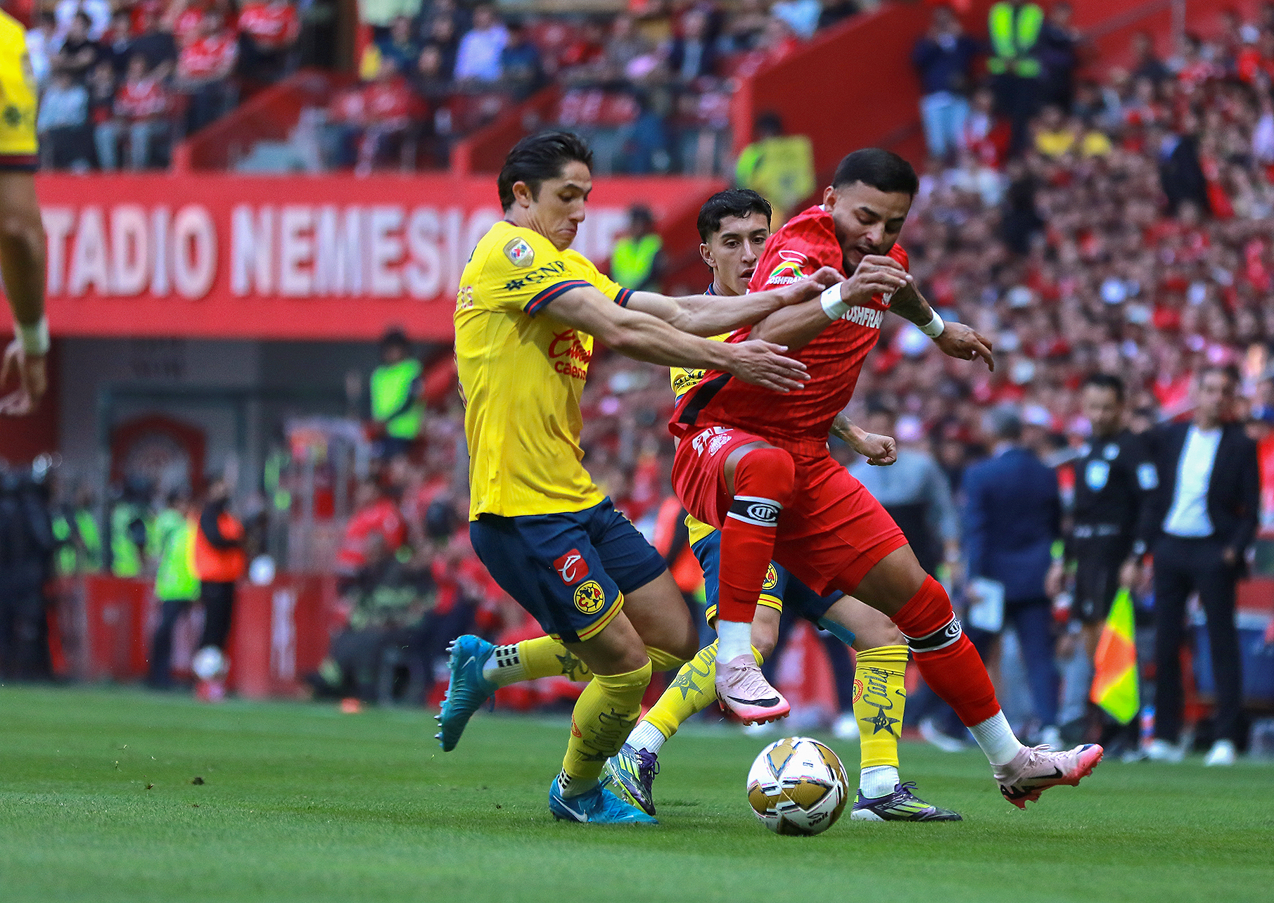 Los Diablos se despidieron de los Cuartos de Final del Apertura 2024 de la Liga MX con derrota 0-2 ante América en casa