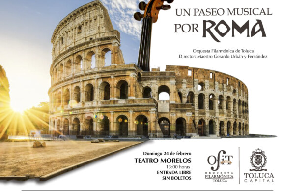 Sorprenderá OFiT con extraordinario concierto Un Paseo Musical por Roma