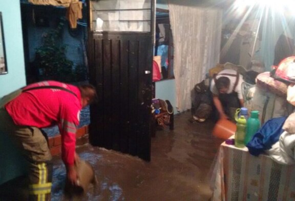 Por precipitaciones implementan autoridades de Toluca acciones inmediatas de auxilio