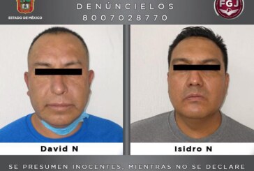 Detiene FGJEM a dos elementos de la policía municipal de Zumpango investigados por un doble homicidio