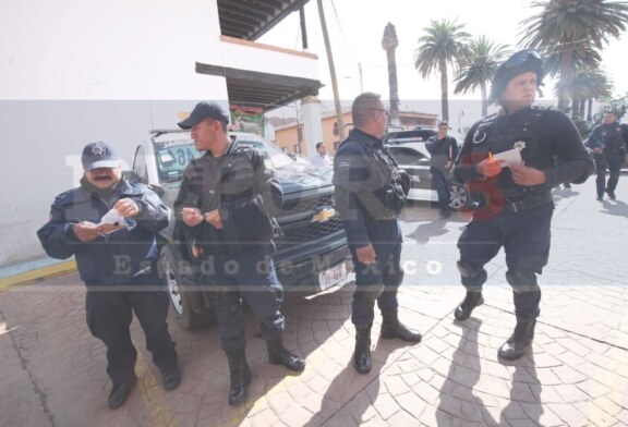 Se inconforman policías de Temoaya por las condiciones laborales