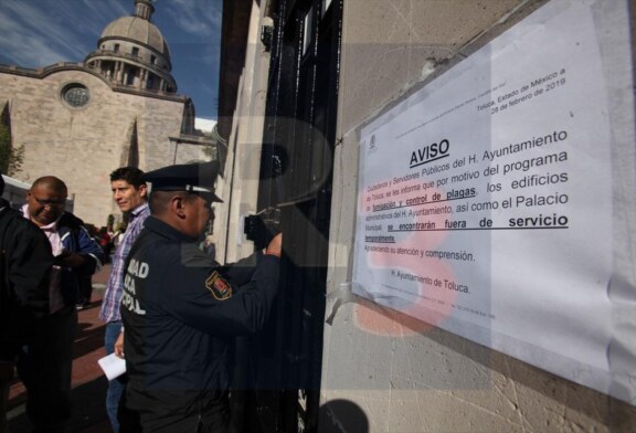 Iban a ejecutar un embargo y que les fumigan el ayuntamiento.