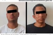 Secretaría de seguridad aprehende a dos probables responsables del robo de una unidad de carga