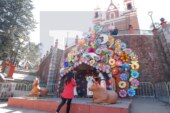 Ya está listo el nacimiento monumental en Metepec