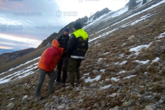 Secretaría de seguridad localiza cuerpo de persona extraviada en el nevado de Toluca