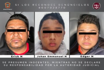 Vinculan a proceso a tres sujetos por homicidio y robo con violencia