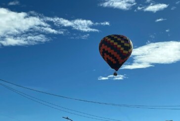 Globo aerostático aterriza de emergencia cerca del AIFA