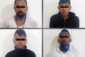 Inician proceso legal en contra de cuatro sujetos por extorsión y robo con violencia