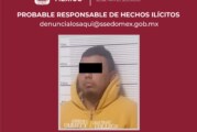 Detienen a sujeto relacionado con el secuestró de polleros en Toluca.