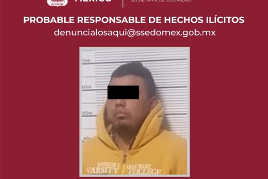 Detienen a sujeto relacionado con el secuestró de polleros en Toluca.