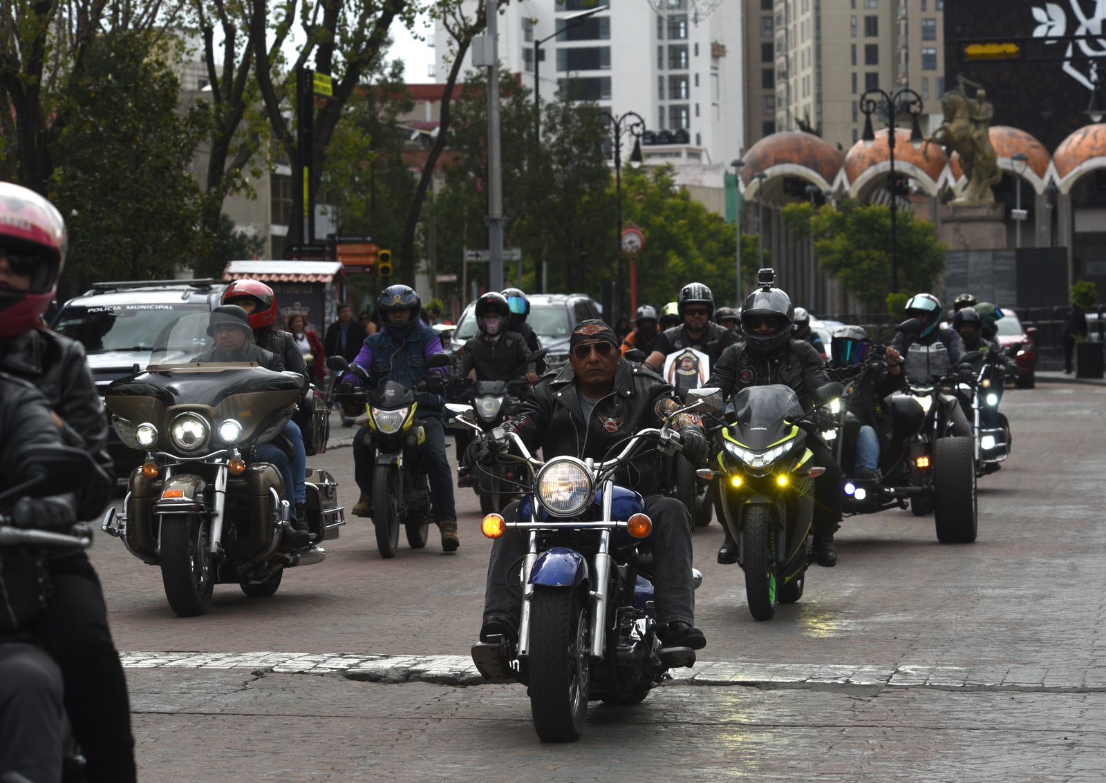 Protestan en Toluca contra la “Ley Chaleco”; motociclistas denuncian medidas excesivas