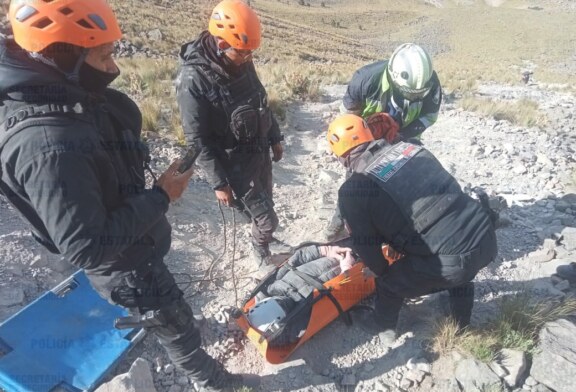 Rescatan a turista en el Nevado de Toluca