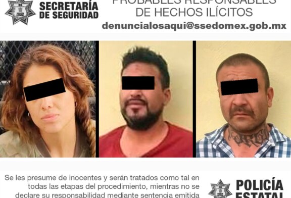 Localizan vehículo con reporte de robo y detienen a tres posibles responsables